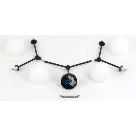 Lampa sufitowa FAIRY Black 4xG9