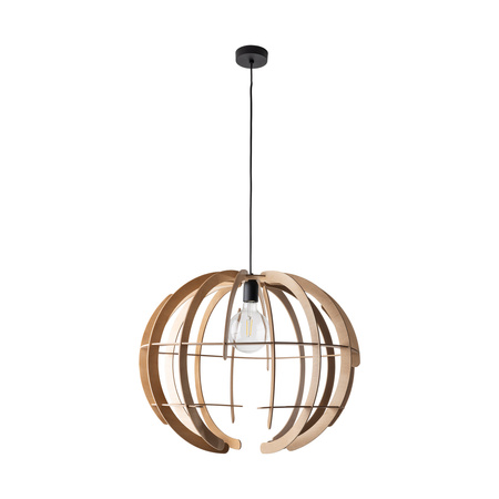 Lampa wisząca VENUS Wood 1xE27 L