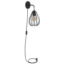 Kinkiet BRYLANT Black 1xE27