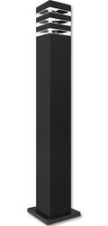 Lampa ogrodowa stojąca MALIBU 1xE27 czarny kwadrat 80cm