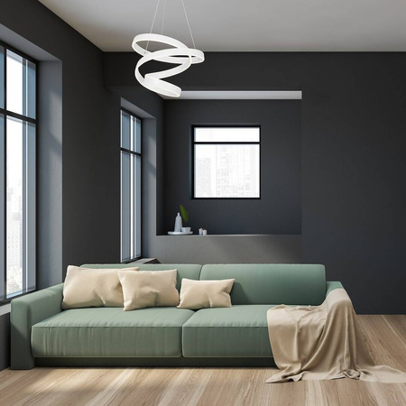 Lampa wisząca ANDROMEDA WHITE 45W LED biała
