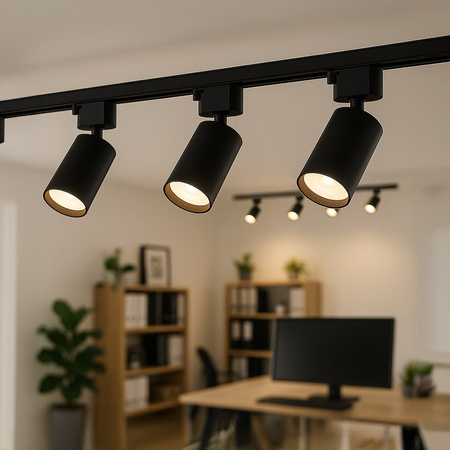 Oprawa szynowa Tiger Track Czarny 1xGU10