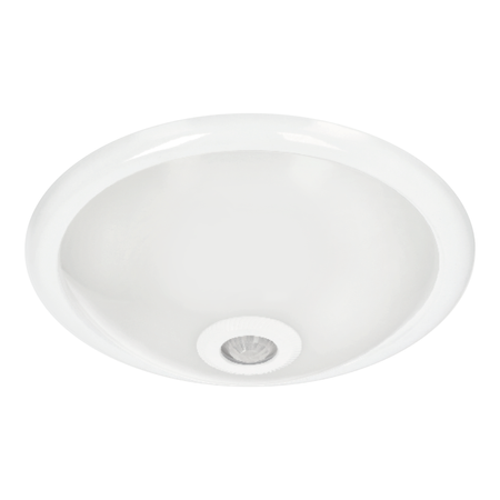 Plafon Mario 2xE27 PIR IK8 biały okrągły 30cm