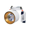 Oprawa ruchoma podtynkowa LED HARON 20W 1500lm biało-złota