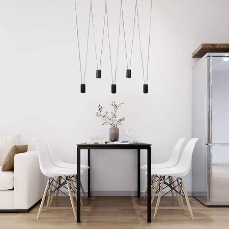 Light prestige Toledo 5 lampa wisząca czarna LP-432/5P BK