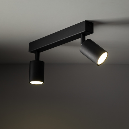 Tk Lighting NEX BLACK lampa sufitowa  2XGU10 