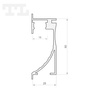 LED P26-1 Profil 2000 mm anod (nr kat 8626102)
