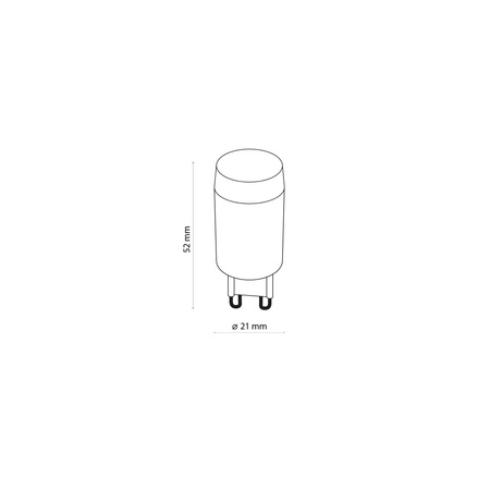 ŻARÓWKA G9 LED LENS 3W 4000K