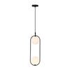Cordel zwis 2X28W G9 czarny 32-10155
