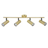 Lampa mosiądz ścienna/sufitowa listwa 4x15W Colly 94-01740