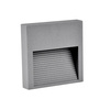 Oprawa schodowa natynkowa LED 3W IP44 4000K kwadratowa szara