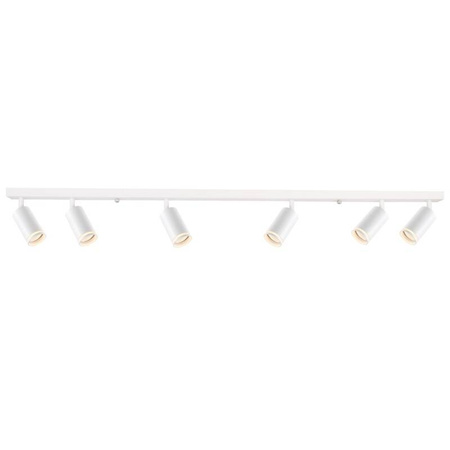Lampa ścienno-sufitowa PARIS 6 GU10 Biała