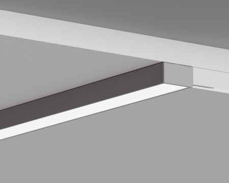 Profil do LED KOZMA-22-BOK Kluś wpuszczany srebrny nieanodowany 1m