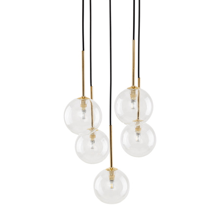 Lampa wisząca NILOS Black/Gold 5xG9