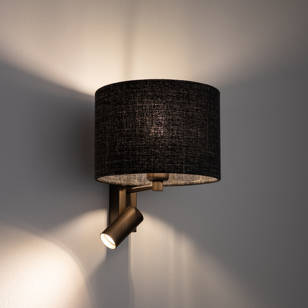 Kinkiet regulowany czarny melanż AMARELA A Nowodvorski 11661