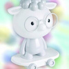 Lampa nocna Led OWCA NA DESKOROLCE Szara 2,5W