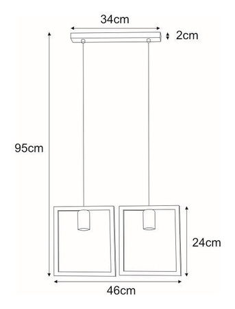 Lampa wisząca K-4032 -LAVAYA