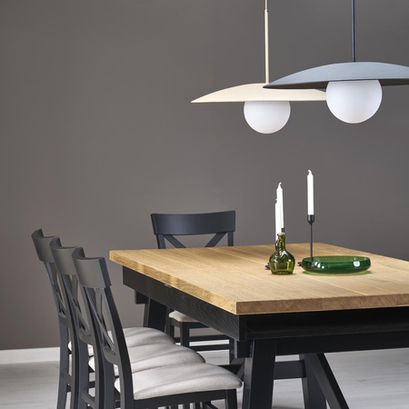 Tk Lighting SLATE SABIA GLASS lampa wisząca 1xE27