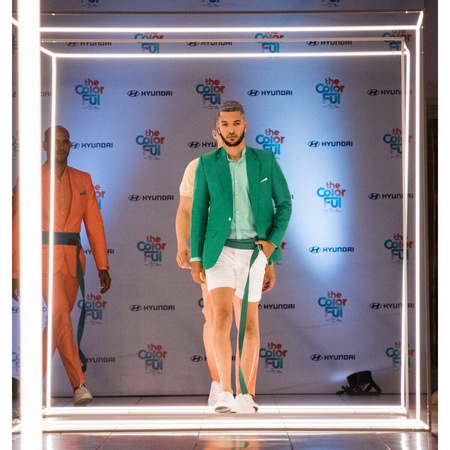 Profil KUBIK-45, anodowany, srebrny, 1000 mm