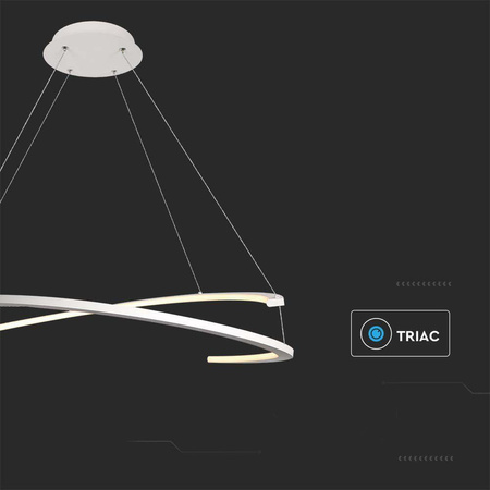 Oprawa Zwieszana V-TAC LED 48W 80x120cm Ściemnialna VT-7908 3000K 5150lm