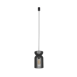 Nowodvorski Lampa wisząca KYMI BLACK B 1xE27 10574 drewniana