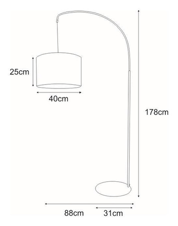 Lampa podłogowa K-4185 z serii MASTER