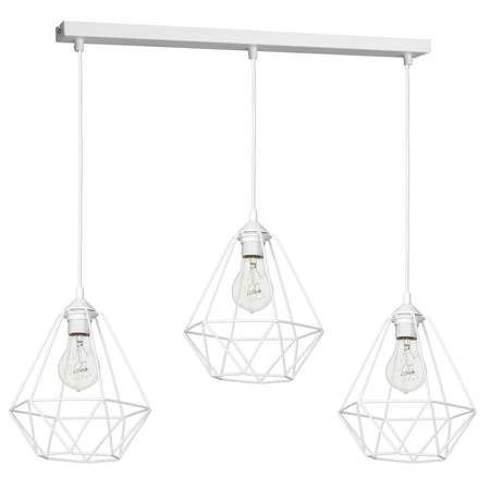 Lampa wisząca BASKET WHITE 3xE27 biała