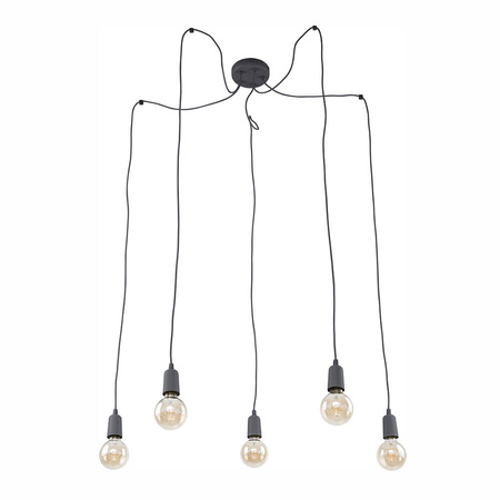 Lampa sufitowa QUALLE Gray 5xE27
