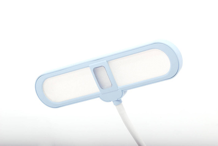 Niebieska lampka biurkowa, wbudowany LED K-BL1521 NIEBIESKI seria MILO