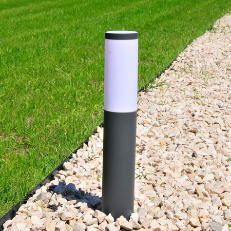 Lampa zewnętrzna OSLO 45cm szara 1xE27