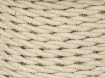 Dekoracyjny kabel w oplocie tekstylnym skręcany dwużyłowy bawełna