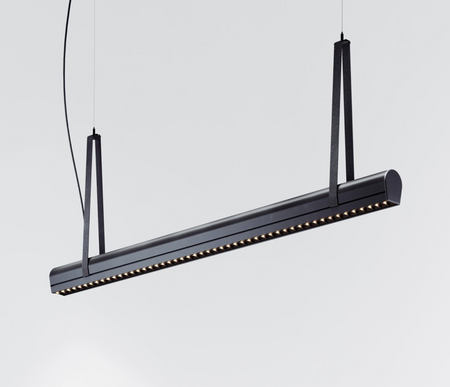 Kluś Lampa wisząca LED Tulip TU BEAM ZW L=3003mm, DOT, 36W, 3000K, DALI, CZARNY
