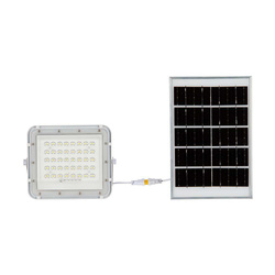 Projektor LED Solarny V-TAC 10W Pilot, AUTO, Timer, IP65 Biały VT-80W-W 4000K 800lm
