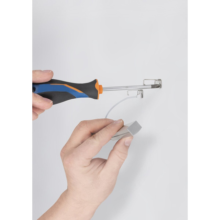 Kluś Mocownik PDS-STN-90D, czarny, stal nierdzewna