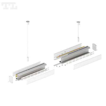 LED P22-8 Profil 3000 mm czarny lakierowany (nr kat 8622817)