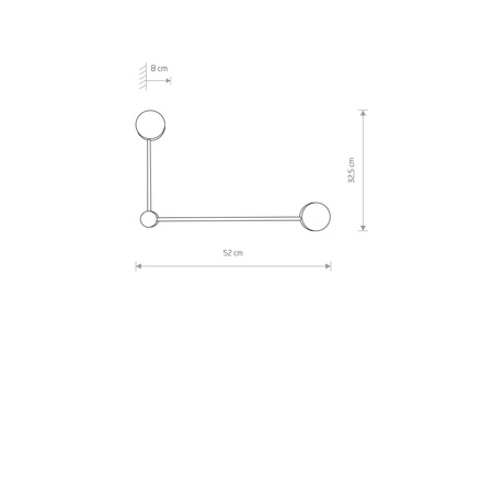 Nowodvorski Kinkiet czarny ORBIT 