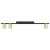 Lampa sufitowa LOGAN Black/Gold 3xGU10