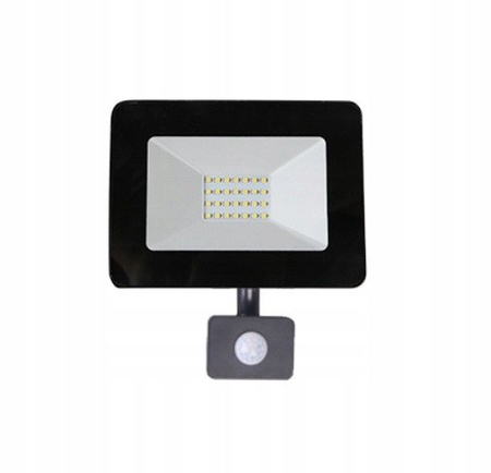 Halogen LED 20W z Czujnikiem ruchu naświetlacz 4000K