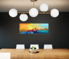 Lampa sufitowa Milano złota 5xE14 mleczne kule EP1C19