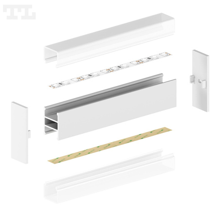 LED P4-10 Profil 2000 mm anod (nr kat 8641002)