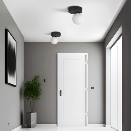 Lampa sufitowa BIANCA Black 1xG9