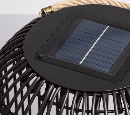 Latarnia LED Lampa solarna 38cm Lampion do ogrodu