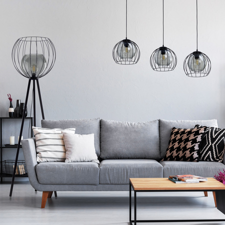 Lampa wisząca UNIVERSO BLACK 3xE27