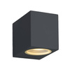 Kinkiet ogrodowy OZZO FLAVIO SQUARE IP44 1xGU10 antracyt 