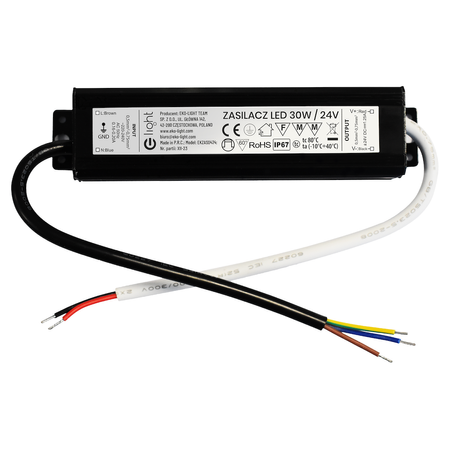 Zasilacz hermetyczny do LED 30W IP67 24V