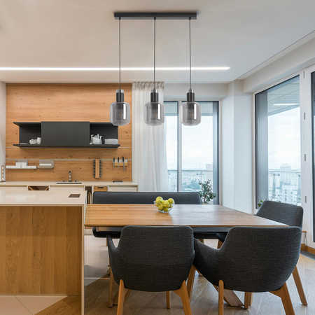 Dekoracyjna lampa wisząca nad wyspę kuchenną K-5263 z serii DENIS