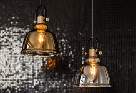 Nowodvorski Lampa wisząca złota AMALFI M 