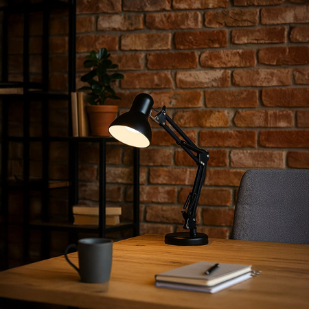 Lampka biurkowa NEXA Black 1xE27