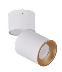 Platinum Oprawa natynkowa ruchoma NIXA GU10 biało-złota