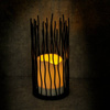 Lampa dekoracyjna  Led NYBORG M czarna 22 cm IP44 na baterie